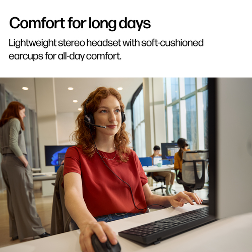 HP POLY MISSION 625 STEREO USB WIRED HEADSET (BULK)