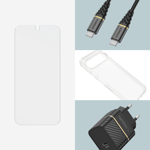 OtterBox Premium Glass 9H Vidro temperado Protetor de ecrã - Claro - Para OLED Smartphone - Antimicrobiano - Resistente a 