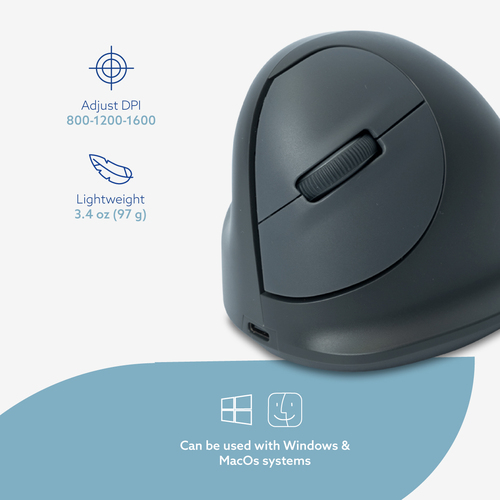 R-GO ERGONOMIC MOUSE HE BASIC M EDIUM WIRELESS