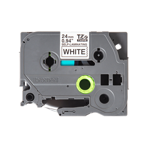 ID-Etikett Brother P-touch - 24 mm Breite - Rechteck - Schwarz auf Weiß