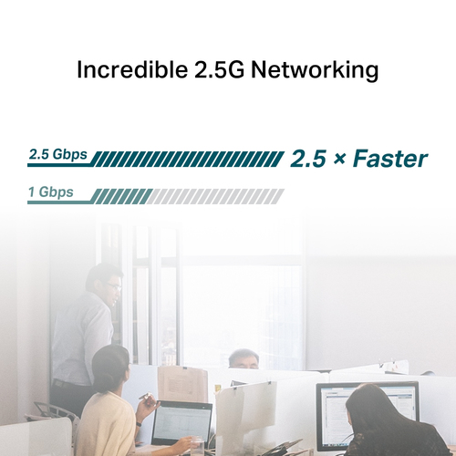 TP-Link TX201 2,5 Gigabit Ethernet Adapter - 2.5GBase-T - Plug-in-Karte - PCI Express - 2,50 Gbit/s Datenübertragungsrate 