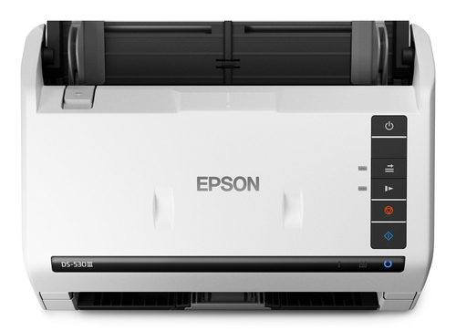 Scanner a inserimento di foglii Epson WorkForce DS-530III - 600 x 600 dpi Ottico - 30-bit Colore - Colore, Monochrom Scans