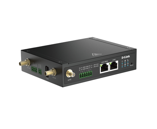 D-Link DOM-530-TSO 2 SIM Cellular Modem/Wireless Router - 4G - LTE Cat 4, LTE - 1 x Network Port - 2 x Broadband Port - US