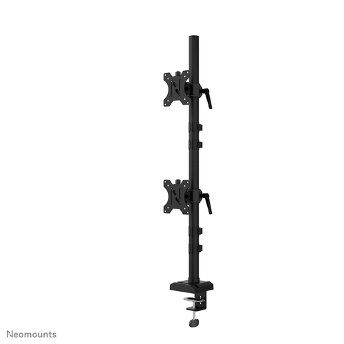Bras support d'écran Neomounts DS60-600BL2V - Noir - Réglable en hauteur - 2 Écran(s) supportés - 10" (25,40 cm) à 32" (81