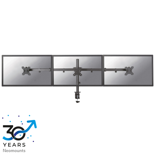 Neomounts FPMA-D550D3BLACK Monitor arm 10-27". Mounting: Clamp/Grommet, Maximum weight capacity: 6 kg, Minimum screen size
