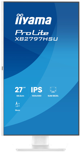 27IN WHITE IPS-PANEL 4-SIDE SLIM BEZEL1920X1080 120HZ EYECOM