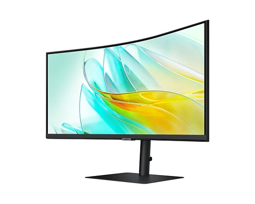 Samsung ViewFinity S6 S34C652UAU 34"" Class UW-QHD Curved Screen LED Monitor - 21:9 - Black - 86.4 cm (34"") Viewable - Ve