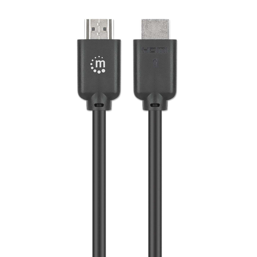 Manhattan 4K@60Hz High Speed HDMI Cable with Ethernet, 2 m (7 ft.). Cable length: 2 m, Connector 1: HDMI Type A (Standard)