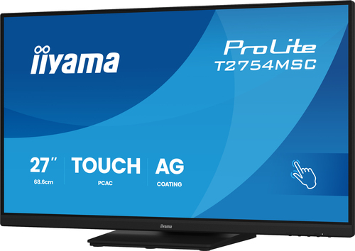 iiyama ProLite T2754MSC-B2AG 27 Zoll Klasse LED-Touchscreen-Monitor - 16:9 Format - 4 ms Reaktionszeit - 68,6 cm (27 Zoll)