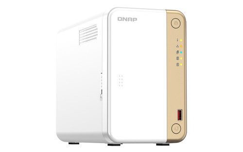 QNAP Turbo NAS TS-262-4G 2 x Total Bays SAN/NAS Storage System - 4 GB Flash Memory Capacity Celeron N4505 Dual-core (2 Cor