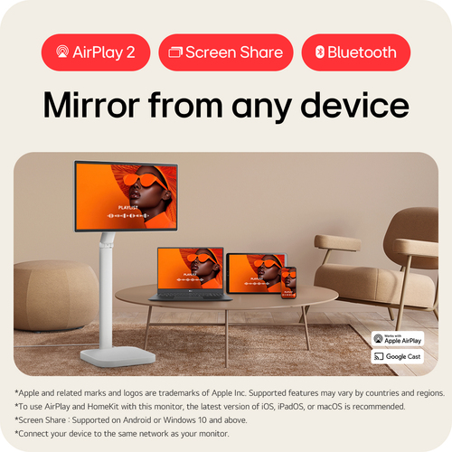 LG 32U889SA-W. Display diagonal: 80 cm (31.5"), Display resolution: 3840 x 2160 pixels, HD type: 4K Ultra HD, Display tech