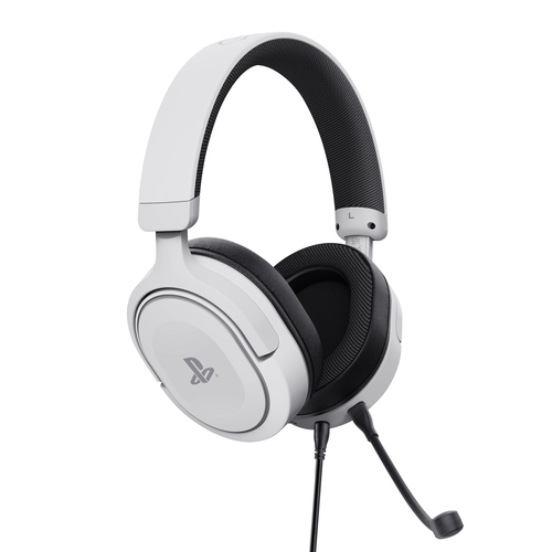 Trust Forta GXT 498 Kabel Über das Ohr, Kopfbügel, Auf den Ohren Stereo Gaming Headset - Weiß - Binaural - Ohrumschließend