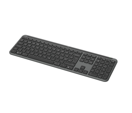 Logitech Signature Slim K950 Keyboard - Full-size - Wireless Connectivity - USB Type A Interface - Danish, Norwegian, Swed