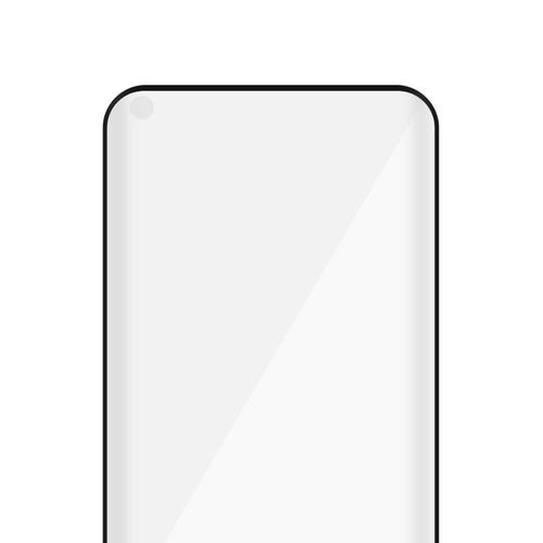 PanzerGlass Original Tempered Glass Screen Protector - Black, Transparent - 1 - For 17 cm (6.7") LCD Smartphone - Fingerpr