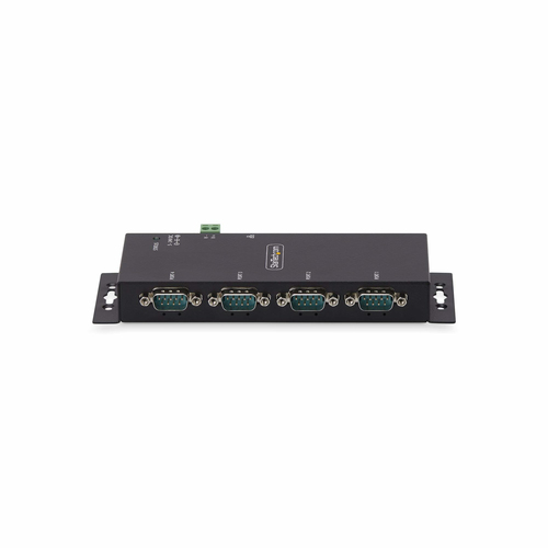 StarTech.com 4-Port Serial to Ethernet Adapter, IP Serial Device Server For Remote RS232 Devices, Wall/DIN Rail Mount, LAN