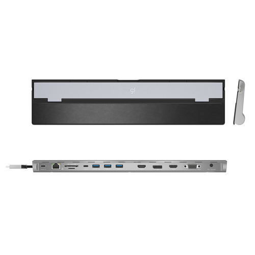 j5create JCD543-N 13 Port(s) USB Type C Docking Station for Notebook, Display, MacBook, Mobile Device - Charging Capabilit