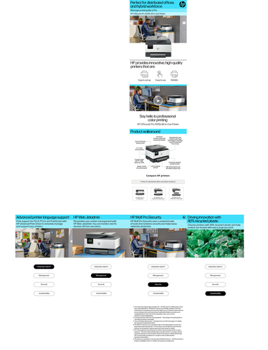HP Officejet Pro 9120b Wired & Wireless - Tintenstrahl-Multifunktionsdrucker - Farbe - Kopierer/Fax/Drucker/Scanner - 32 S