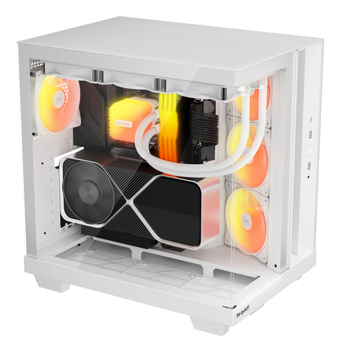 be quiet! Light Base 500 LX Light Base 500 LX White Gaming-Computergehäuse - ATX, Micro ATX, Mini ITX Motherboard Supporte