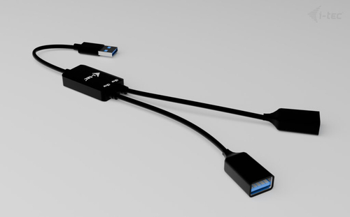 i-tec USB-A Cable HUB 2 port (2x USB-A). Kabellänge: 0,1 m. Anschluss 1: USB A, Anschluss 2: 2 x USB A, USB Version: USB 3