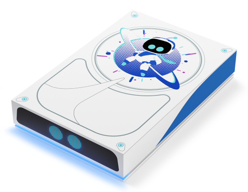 Seagate STLW5000203 5 TB Hard Drive - External - White - Gaming Console, PlayStation Device Supported - USB 3.0