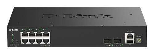 D-Link DGS-1530-10. Switch-Typ: Managed, Switch-Ebene: L2. Basic Switching RJ-45 Ethernet Ports-Typ: Gigabit Ethernet (10/
