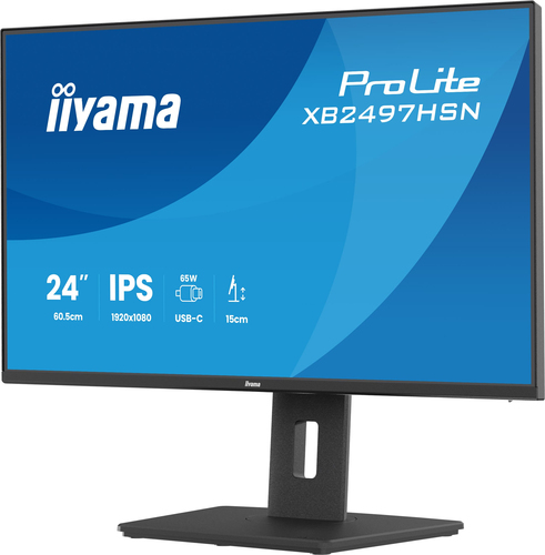 24IN IPS 4-SIDE SLIM BEZEL 1920X1080 USB-C DOCK (LAN/65W PD