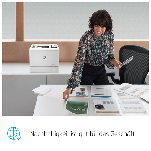 HP LaserJet Enterprise M554dn - Desktop Laserdrucker - Farbe - 35 ppm Monodruck/35 ppm Farbdruckgeschwindigkeit - 1200 x 1