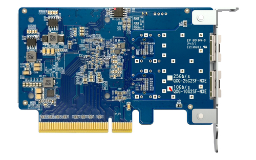 QNAP QXG-10G2SF-NXE. Interno. Tecnologia de conetividade: Com fios, Interface do host: PCI Express, Interface: Fibra. Taxa