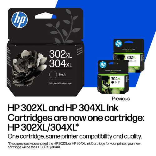 HP 302/304 Original Inkjet Ink Cartridge - Tri-colour Pack