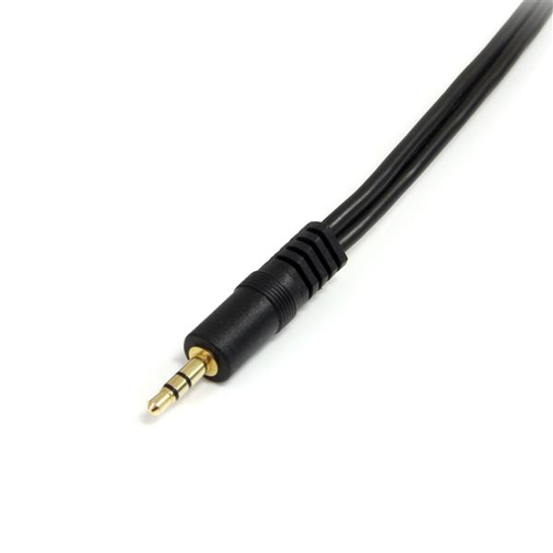 StarTech.com 15cm Stereo Splitter Cable - 3.5mm Male to 2x 3.5mm Female - Split a single headphone jack into two