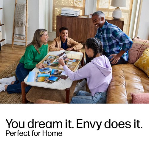 HP Envy 6530e Wired & Wireless Inkjet Multifunction Printer - Colour - White - Copier/Printer/Scanner - 4800 x 1200 dpi Pr