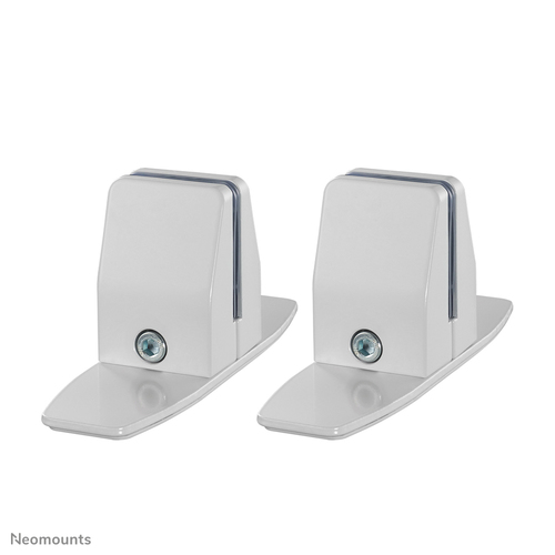 Neomounts NS-CLMPSTANDWHITE Desk clamp set (2 pcs) - max 8 kg. Product colour: White, Housing material: Aluminium, Maximum