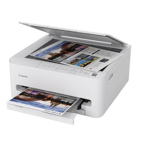 Canon PIXMA TS4150i Wired & Wireless Inkjet Multifunction Printer - Colour - Copier/Printer/Scanner - 1200 x 1200 dpi Prin