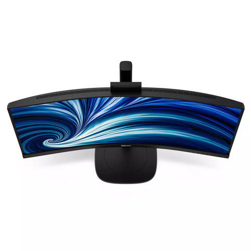 Philips 34B2U3600CH 34 Zoll Klasse Webcam UWQHD Gekrümmter Bildschirm LED-Monitor - 21:9 Format - Schwarz - 86,4 cm (34 Zo