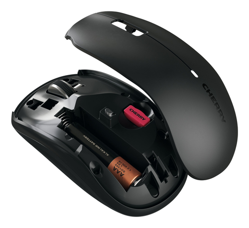 Souris CHERRY MW 2200 - Fréquence radio - USB Type A - Optique - 3 Bouton(s) - Noir - Sans fil - 10,06 m - 2,40 GHz - 1300