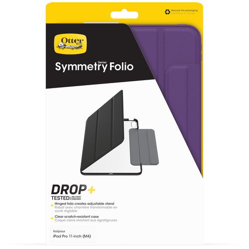 OtterBox Symmetry Folio. Case type: Folio, Markenkompatibilität: Apple, Kompatibilität: iPad Pro 11" (M5/M4), Maximale Bil