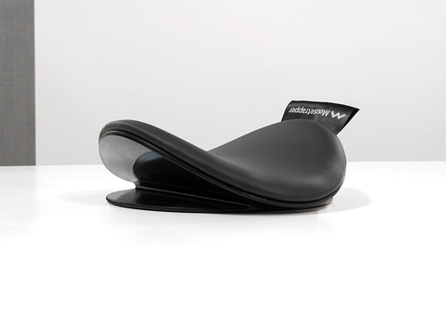 Mousetrapper Glider. Material: Plastic, Faux leather, Product colour: Black, Shape: Curved. Width: 135 mm, Depth: 110 mm, 