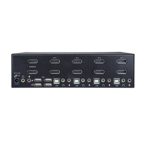 StarTech.com DisplayPort KVM - 4 port - 4K 60Hz - Dual Monitor KVM - DisplayPort Switch - KVM DisplayPort - Desktop KVM Sw