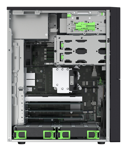 Fujitsu PRIMERGY TX1310 M5 Torre Servidor - 1 Xeon 3.10 GHz - 8 GB RAM - 2 TB HDD - (2 x 1TB) HDD Configuration - Serial A