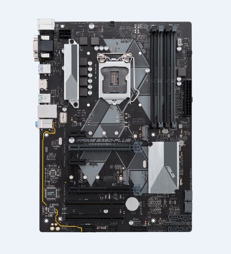 ASUS PRIME B360-PLUS. Processor manufacturer: Intel, Processor socket: LGA 1151 (Socket H4), Compatible processor series: 