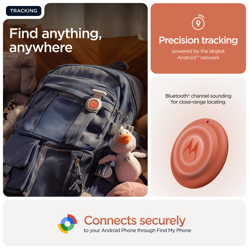 Motorola Mobility Tag 2 Asset Tracking Device - Bluetooth