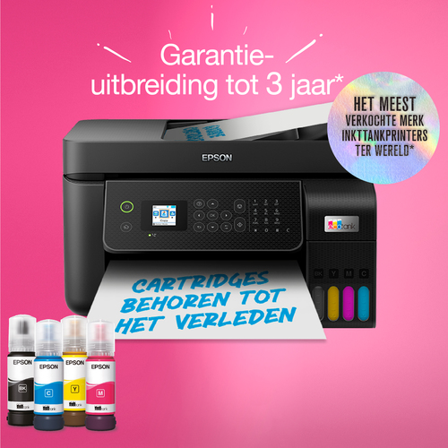 Epson ET-4800 Wireless EcoTank Inkjet Multifunction Printer - Colour - Copier/Fax/Printer/Scanner - 5760 x 1440 dpi Print 