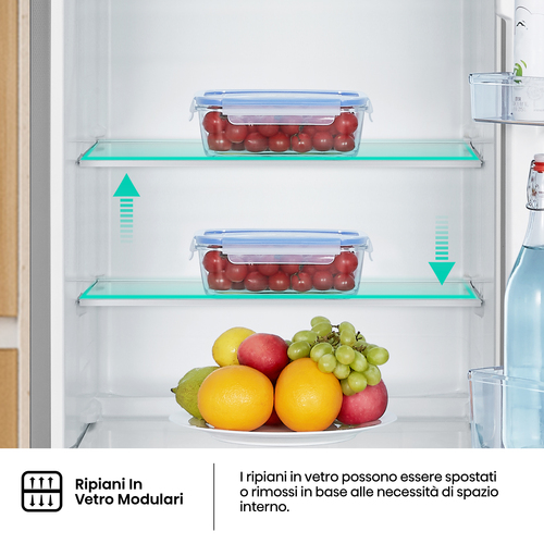 Hisense frigorifero/congelatore RT267D4ADE libera installazione 206L Classe E Profondità ridotta Porta Reversibile. Capaci