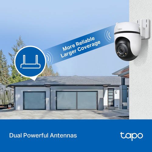 Tapo C520WS 4 Megapixel Outdoor 2K Network Camera - Colour - 29.87 m Colour Night Vision - H.264 - 2560 x 1440 - 30 fps - 