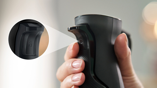 Frullatore a mano Bosch ErgoMaster - Con dorsi plastici, Acciaio inox - 1000 W - 1,40 m - Acciaio inox, Nero