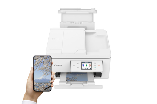 Imprimante Jet d'Encre Multifonction Canon PIXMA TS7750I Sans fil - Couleur - Blanc - Cloud/Photocopieuse/Imprimante/Scann