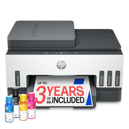 HP 7605 Smart Tank - Tintenstrahl-Multifunktionsdrucker - Kopierer/Drucker/Scanner - 4800 x 1200 dpi Druckauflösung