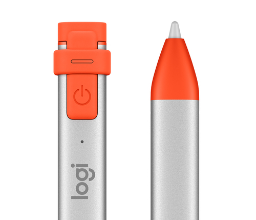 Logitech Crayon Stylus - Kapazitiv Unterstützter Touchscreen-Typ - Silikonkautschuk, Aluminium, PC/ABS-Kunststoff - Intens