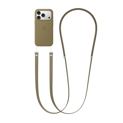 Apple Crossbody Strap – Olive. Product type: Strap, Product colour: Olive, Material: Polyethylene terephthalate (PET). Qua