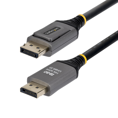 StarTech.com DP21V-150C-DP80-CBL. Kabellänge: 1,5 m, Anschluss 1: DisplayPort, Anschluss 2: DisplayPort. Konformitätsbesch